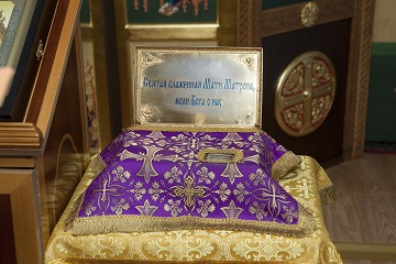 В Домовом храме «Энгельсского дома-интерната для престарелых и инвалидов» пребывали мощи Матроны Московской